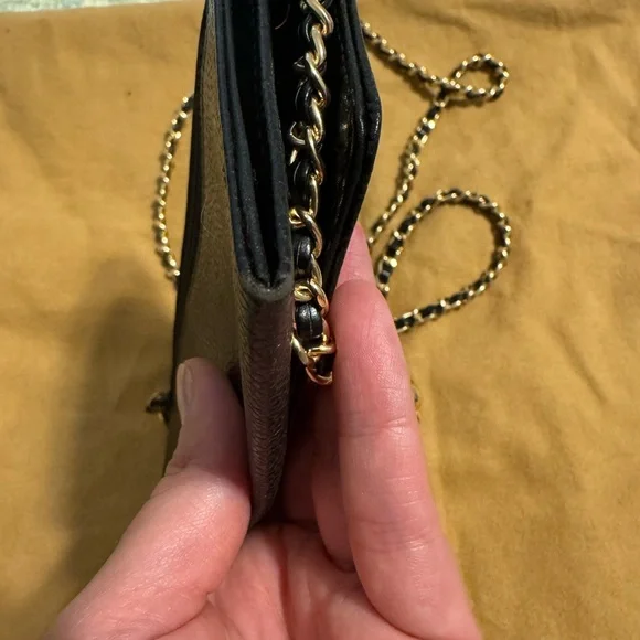 Chanel Black Caviar Leather Wallet w/COA - Picture 6 of 11